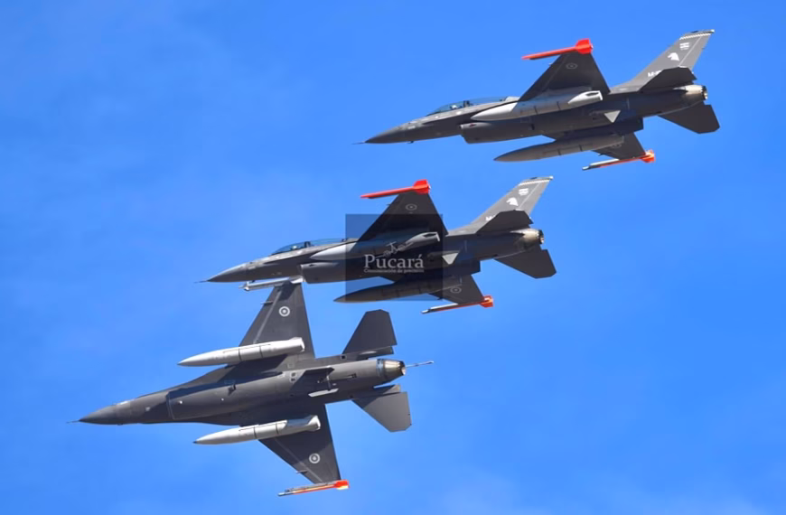 Los primeros F-16 de la Fuerza Aérea Argentina ya están en Zaragoza