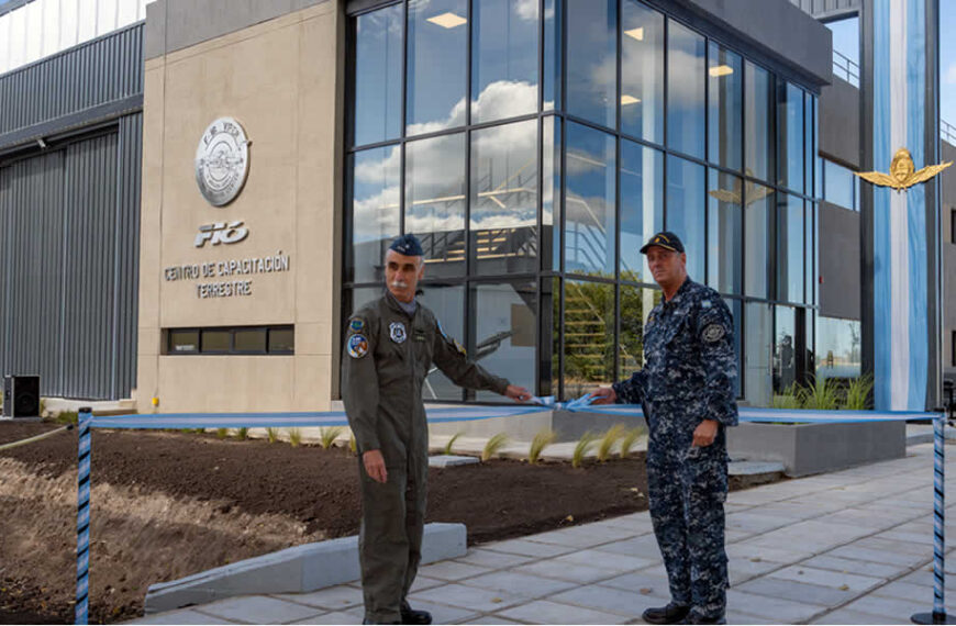 La Fuerza Aérea Argentina inauguró el Centro de Instrucción y Capacitación de Mantenimiento de F-16